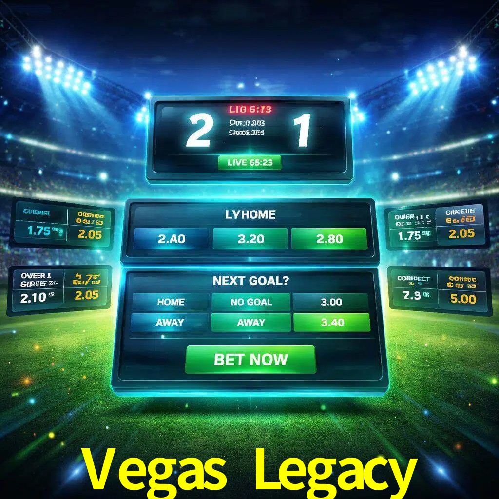Vista de apuestas en vivo Vegas Legacy durante un partido en curso