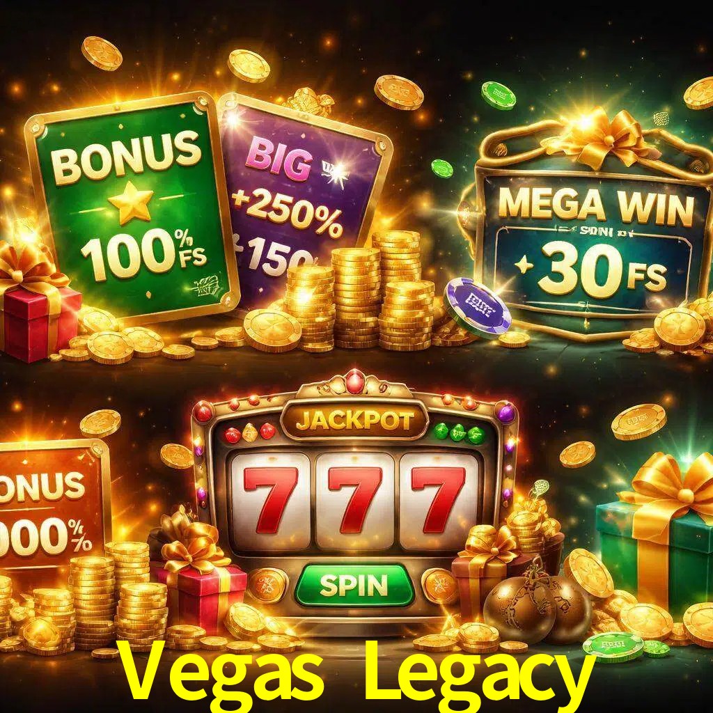 Tipos de bonos Vegas Legacy incluyendo recompensas de bienvenida y promociones continuas
