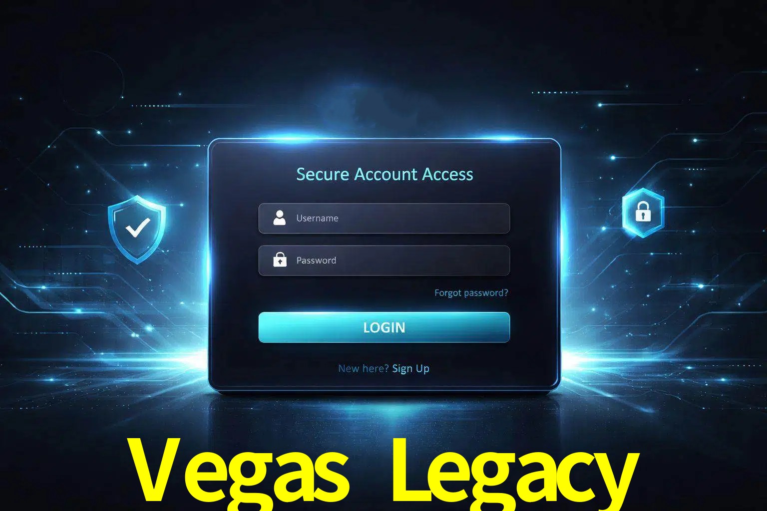 Pantalla de inicio de sesión de cuenta Vegas Legacy para usuarios en México