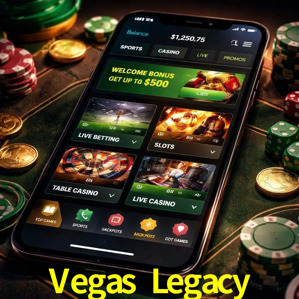 Diseño de juegos móviles Vegas Legacy para usuarios en México