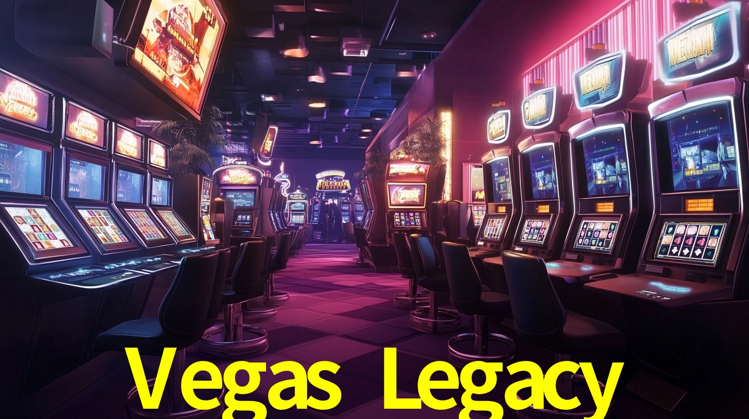 Interfaz de la app móvil Vegas Legacy en un smartphone moderno
