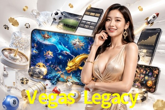 Página principal de Vegas Legacy Casino con juegos en vivo y tragamonedas para México